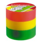 Set banda adeziva 18mm/20m color EK