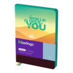 Agenda nedatata A5 136 foi Berlingo PU Scenic,margine menta