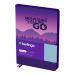 Agenda nedatata A5 136 foi Berlingo PU Scenic,margine violet