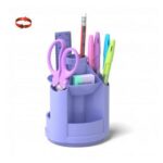Suport p-u instrumente de scris din plastic EK,Minidesk,8 elem,liliac