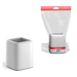 Suport p-u instrumente de scris EK Forte Classic,alb/gri