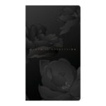 Agenda nedatata A6 64 foi Greenwich line "Black flowers"