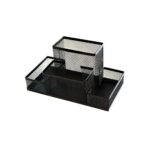 Suport de masa din metal cu 4 despartituri black