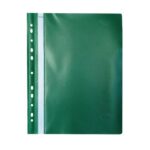 Dosar plastic cu sina 160/250mkm OL,verde,11 gauri