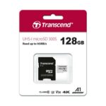 MicroSD300S (Class 10) 128Gb UHS-I +SD adapter Transcend