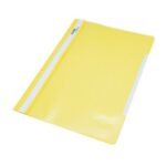 Dosar plastic cu sina 120/180mkm Exxo Pastel,galben, 2 gauri