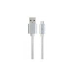 Cable Type-C/USB 2.0,AM/CM,1.8m,Cablexper,Silver